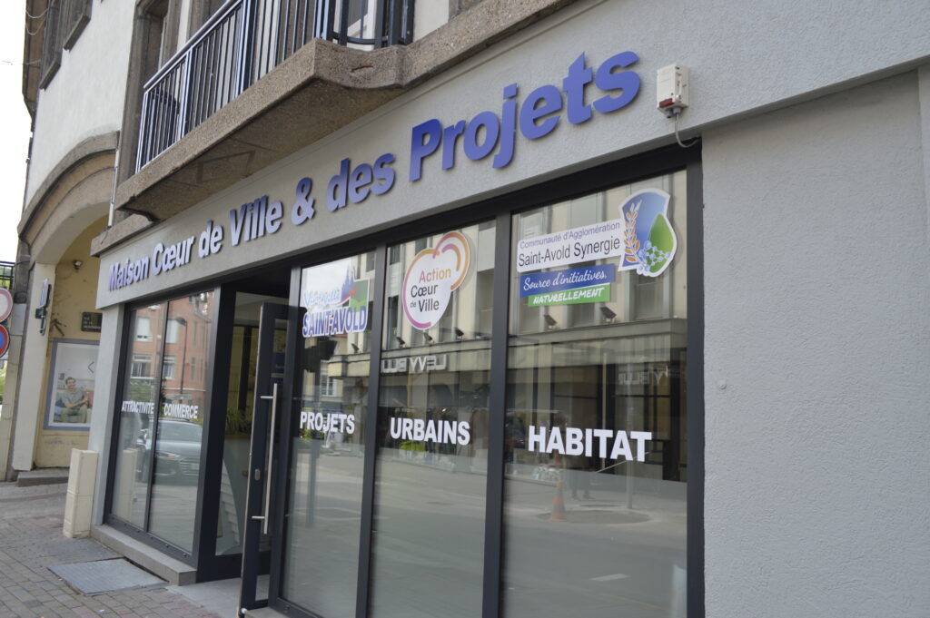 Façade de la Maison Coeur de Ville et des Projets